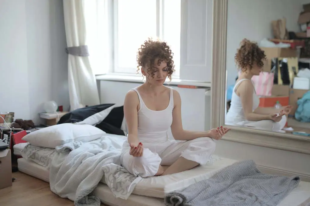 women in meditation