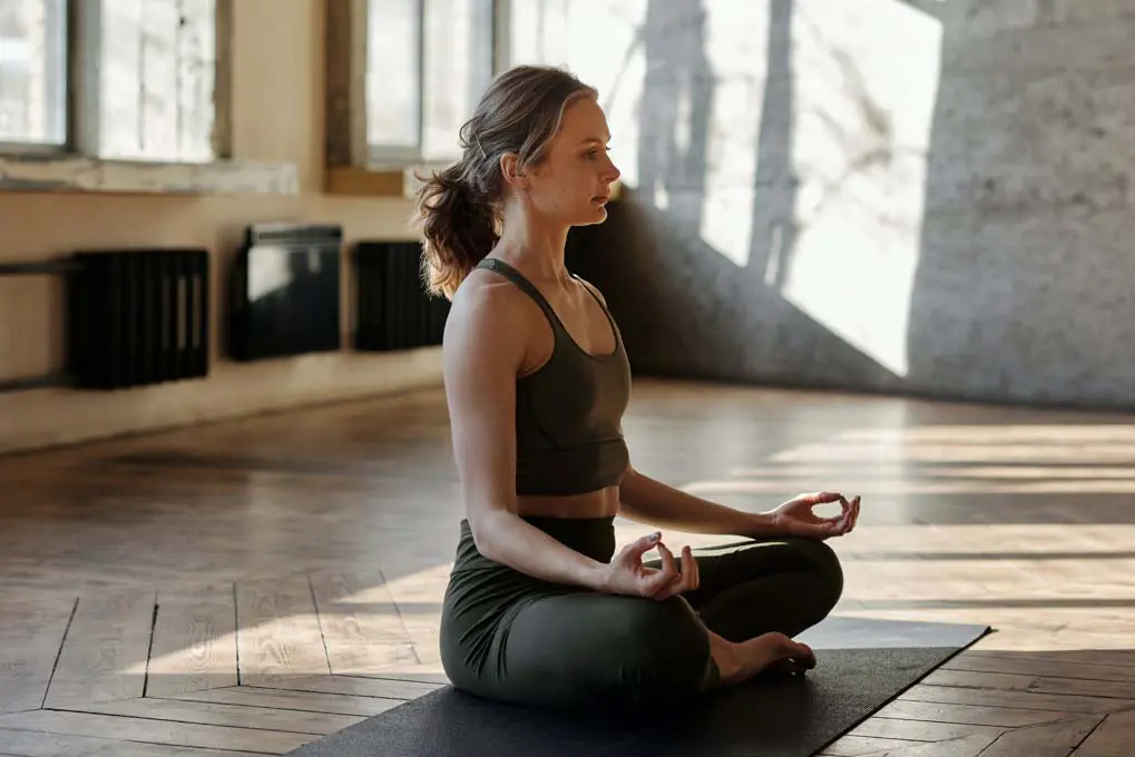 women in meditation